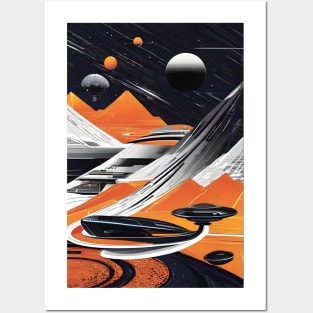 Sci fi Soviet space art Posters and Art